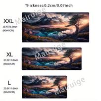Dreamy scenery Mouse Pad Large Computer Office Game Table Mats XXL Rubber Antislip Gaming Keyboard Mousepads Long  XL Desk Pads 800x300x2mm