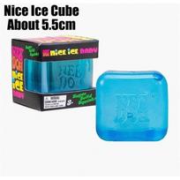 Needoh Nice Berg Giant Sensory 7.5cm Cube Mini 4 Pack Baby Teenie Cube Sensory Slow Rebound Stress Reliever Anti-Anxiety Toy