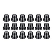 Brake Bleeder Rubber Dust Cap, 12 mm Push-On Cover for Car and Motorcycle Brake Maintenance and Dust Protection