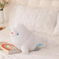 Happy Ocean Series Beluga Whale Seal Shark Dolphin Plush Doll Sleeping Pillow 60cm [Happy Ocean Series]
