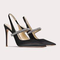 French Nude High Heels Brand Women's New Style Fairy Style Elegant Versatile Pointed Toe Medium High Heel Sandals Single Shoes 35