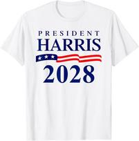 President Harris 2028 Election Support Democrats for Kamala T-Shirt Unisex T-Shirt XXXL