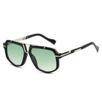 7139 Stylish Pilot Sunglasses for Men Women, Fashion Retro Avaitor Sun Glasses, Vintage Personalized Double Bridge Shades 602379 as shown