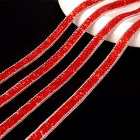 Self-Adhesive Rhinestone Strip Resin DIY Jewelry Stickers 1CM Width