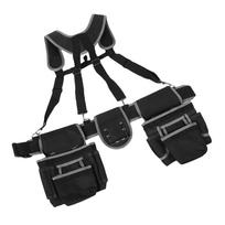 Tool Belt Organizer With Suspenders and Pockets Oxford Cloth Comfortable Adjustable Tool Bag Suspenders