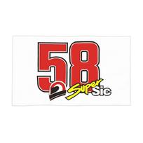 Marco Simoncelli 58 Super Sic Soft Face Towel Quick Dry Pool Bath Cotton Towels Absorbent Quick W30*H60(CM)