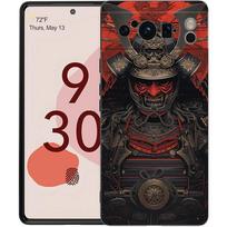 Japonų samurajų meno telefono dėklas Google Pixel 9 8 7 6 Pro XL 8A 6A 7A 5G telefonams, minkštas, atsparus smūgiams, TPU, juodas dangtelis For Google Pixel 6