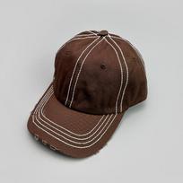 Retro Solid Color Baseball Cap, Ripped Wind Shade, Simple And Fashionable Versatile Cap 52-60cm