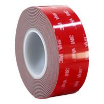 3M High-Temperature Heavy Duty Double-Sided Adhesive Tape red