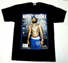 NIPSEY HUSSLE T-shirt Crenshaw Urban Hip Hop Rap HU$$LE Men's 4XL Tee Black New L