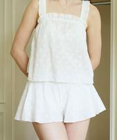 Ohana Sienna Cotton Embroidered Flare Shorts Ohd1Ob01 S (55)