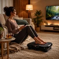 Purtyklė treniruoklis namų naudojimui Vibracinis treniruočių takelis Viso kūno vibracijos treniruočių įranga Nuotolinio valdymo pultas Atsistojantis