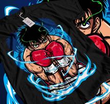 Hajime No Ippo T-shirt Kamogawa Boxing Gym Ippo Makunouchi Kbg Sport Shirt 478 3XL