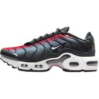 Nike Air Max Plus Anti Kick Cushioning Low Top Kids' Running Shoes Black Red Teenagers Sneakers CD0609-604 37.5