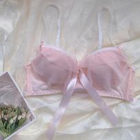Women Lace Bras Push Up Underwear Wireless Ruffles Bras Sweat Girls Bra 32/70AB