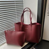 Women's Bag Large Capacity Soft Leather Tote Bags Casual Versatile Single Shoulder Handbag Mommy Handbags 2026 Autumn and Winter