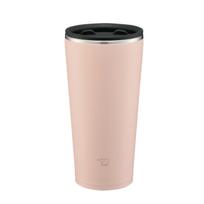 Zojirushi termosas su sukamu nerūdijančio plieno dangteliu, puikiai tinka darbui biure ar namuose, išlaiko gėrimus karštus arba šaltus, 450 ml, dangtelis, plienas, Naudojimas, Šaltas, Rožinis,