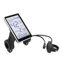 Universalus elektrinio dviračio LCD ekranas, 5 kontaktų, 24V-60V, M5 ekranas 31.8/22.2/25-26mm vairams