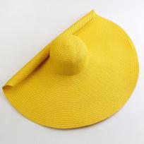 Lady Summer Wide Brim Straw  Hat  Oversized 70cm Foldable Beach Sun Hats Large  Uv Protection Sun Hat for Women