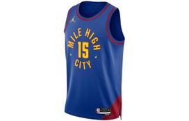 Nike Swingman Dri FIT Denver Nuggets Basketball Jersey Unisex Blue DO9524-496 M blue
