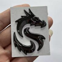 Large Red Dragon Car Emblem New LOGO Car Stickers Side Stickers Tail Stickers  Decorative Stickers DIY Modification 1pc