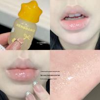 Ourofeng Milk Star Hydrating Lip Gloss: Clear, Long-Lasting, Natural Look, Plumps Lips, Enhances Complexion. 1.6g