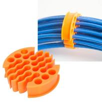 30 Hole Cable Management Tool Orange Cable Organizing Tool Network Cable Organizer  Server Rooms