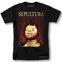Sepultura marškinėliai Roots Roko Koncerto Turo Vintaginis Dizainas S