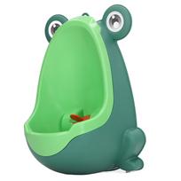 Children Urinal Funny Aiming Target Plastic Wall Mounted Potty Training Urinal for Boys Toddlers Green