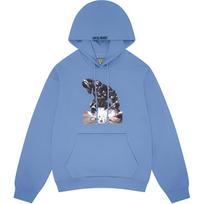 Denim Tears X Arthur Jafa Collaboration SS24 Hooded Pullover Character Print Sweatshirt Unisex sweatshirt Gray Blue 013-008-137 L