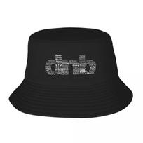 DnB Word Art Bucket Hat Trucker Hats Custom Cap western hats Designer Unisex Hat Womens gray