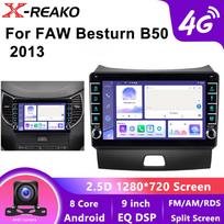 Android For FAW Besturn B50 2013 Car Radio GPS Navigation Multimedia Head Unit Stereo Player Carplay WIFI+4G 8Core BT No 2din DVD 8 core 2GB+32GB