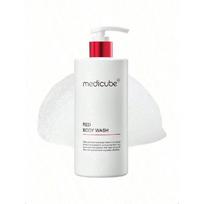 Medicube Red Acne Body Wash 400g Low Ph And Hydrating Cleanser With Salicylic Acid, Lactic Acid, Niacinamide And Hyaluronic Acid Suitable white