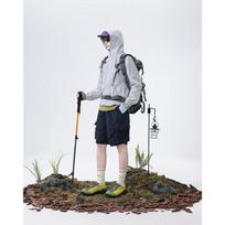 Men's Lightweight Multi-Pocket Cargo Shorts L
