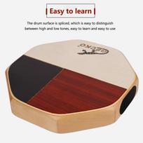 Gecko Cajon Rankinis būgnas 3 spalvų Bongo Snare Dvigubas garso efektas Cajon Drum Nešiojami Perkusija Wood color