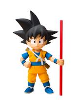 TAMASHII NATIONS Dragon Ball DAIMA Son Goku 70mm PVC ABC Dažyta Judinama Figūrėlė S.H.Figuarts (Mini) -DAIMA- Apytiksliai. &