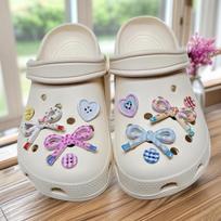 10Pcs Hole Shoes Decoration Ins Shoes Charms Removable Butterfly Shoe Accessories For Girls Summer Shoes Diy Gift