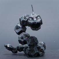 Naujausia 14cm Anime Pokemon figūrėlė Onix Veiksmo figūrėlės PVC lėlės Statulėlės Kolekcinis modelis Žaislai Dovana puikiai tinka kasdieniam naudojimui black
