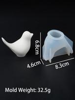 3D Bird Silicone Candle Mold DIY Animal Lovebird Ornament Craft Gifts Making Supplie Soap Plaster Resin Casting Molds Home Decor