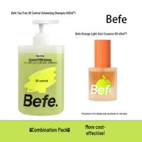BeFe Tea Tree Oil Control Volumizing Shampoo & Orange Hair Essence Set