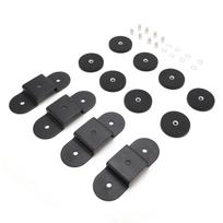 4Pcs Magnet LED Light Mounting Brackets Magnet Base with Rubber Protection Universal for LED Pods Light Bars