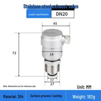 Langsaizebo 304 Stainless Steel Automatic Air Vent Valve