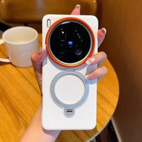 For VIVO X200 Ultra Case Hard With Ring Magnetic Wireless charging Protect Back Cover Case For VIVO X200 Pro Mini X200S Shell vivo X200 Pro mini balta