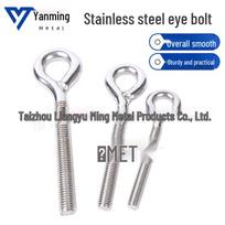 304 Stainless Steel Lifting Eye Bolt with Loop Ring Screw M5