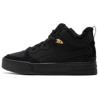 PUMA Women's Black Skye Demi Mid Top Sneakers 381151-01 35.5