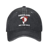 Greenland Is Not For Sale Polar Bear Greenland Flag Caps for Men Women Trucker Hat Lerisure Headwear Baseball Cap Adjustable Adjustable
