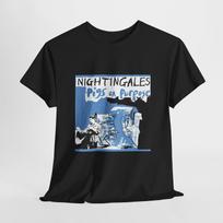 Nightingales Pigs On Purpose Unisex Cotton Tee UK Punk Rock T Shirt S
