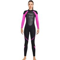 3mm Neoprene Wetsuit Men Women Full Body Long Sleeve Diving Surfing Snorkeling Winter Swimming Thermal Protection XS