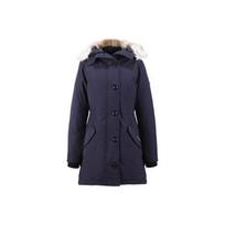 Canada Goose Rossclair Series Fusion Fit Warm Mid-Length Down Hooded Regular Parka Women outerwear Dark-Blue 2580LA-67 S