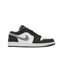 Air Jordan 1 Low Juodi Vidutinio Pilkumo Unisex Sportbačiai Balti 553558-040 44 gray